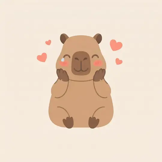 Capibara ilustrando el paso 4